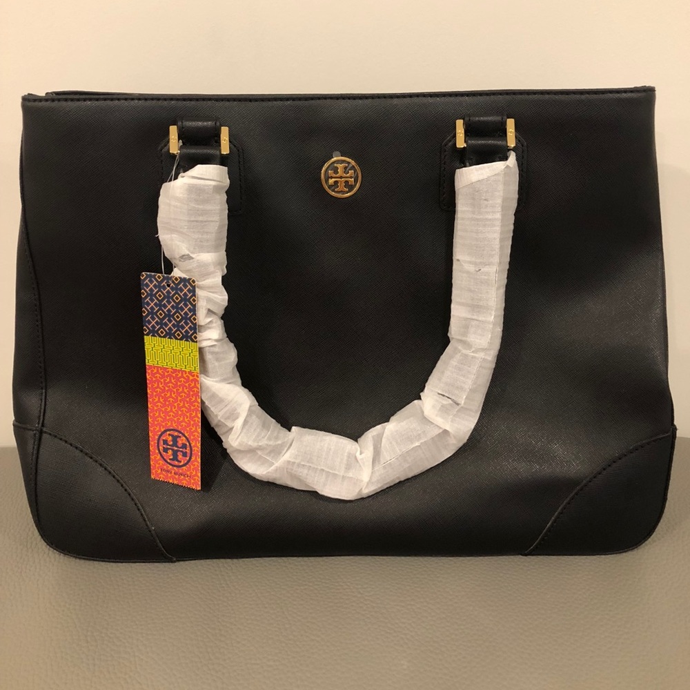 Tory Burch Saffiano Tote Bag NEW